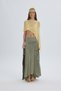 Amelisse Plaid Green Long Skirt - 4