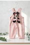 Girl's Summer Pink Salopet-Jumpsuit with Toys