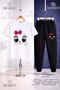Children's Cat Eye Pmbe Krdl Printed T-Shirt Tracksuit Set