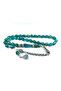 Mineli German Silver Tassel Combination with Silver Nakkaş Imame Clasp Amber - 3