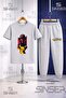 Children's Esli Pikhacu Syh Red Shadow Printed T-Shirt Tracksuit Set
