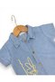 Baby Boy Denim Shirt, Muslin Shorts 6-9-12-18-24 Months Summer Stylish Holiday Outfit - 6