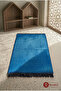 Plush Prayer Mat Non-Slip Base Ultra Soft Velvet Textured Luxury Prayer Mat