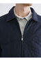 Standardfit Shirt Roba Collar Quilted Men's Coat from Uzg Store for Style Enthusiasts - 4