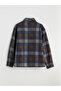 Vizyon New Season Comfortable Fit Plaid Men's Shirt Jacket - 7