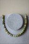 Certified 8 mm Zebercet (Peridot) Natural Stone Necklace