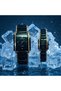Prestige Duo Couple Watch Set Quartz Stainless Steel Black Dial Gold Tone Wristwatch - 7