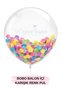 Mixed Bobo Balloon Stamp |   Transparent Balloon Stamp |   Sequins Inside the Balloon |   Gender Reveal Balloon Stamp