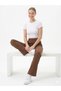High Waist Stitched Detail Fit Pants – Casual & Stylish Comfortable Cut - 3