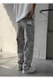 Men's Patterned Baggy Jean Relaxed Fit Trousers - 5