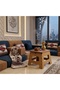 كرسي بلاستيك متين قابل للطي صغير 32×25×23 سم - 5