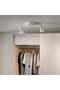 KRUSNATE Ceiling spotlight with 2 spots, white