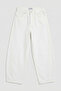Women's Off-White Venus 7S6-101 Mid Rise Carrot Fit 100% Cotton Denim Jeans - 2