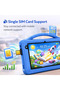 P701 Kids Tablet 7" HD, 6GB+256GB, Android 13, 3000mAh, Dual Camera, SIM, Case - 6