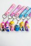 Kpop Demon Hunters Chibi Keychain and Bag Ornament (Rumi Mira Zoey Derpy Tiger Keychain) 6 Pieces
