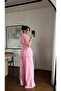 Short Sleeve Buttoned Stand Collar Design Jacket Blouse Palazzo Pants Matching Stylish Two-Piece Premium Set - 4