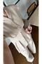 Short Sleeve Buttoned Stand Collar Design Jacket Blouse Palazzo Pants Matching Stylish Two-Piece Premium Set - 3