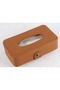 Leather Covered Napkin Holder for Car – Practical Auto Napkin Box - 2