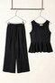 Girl's Muslin Blouse and Pants 2-Piece Set - 2