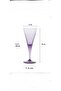 Lady Set of 6 Colorful Coffee Side Glass Water Cups 200 Cc - 4
