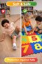 9 Piece Numbered Play Mat 33X33 cm Sponge Puzzle Floor Tiles Children's Educational Set - 2
