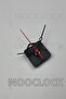 Clock Mechanism, Flowing Silent Wall Clock Mechanism, 14 mm Shaft, Scorpion-Hour-Hand-Second-(with Hanger) - 3