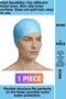 # Comfortable, Flexible, Soft Swimming Cap for Pool and Sea, Slippery Inner Surface, Very Stylish, Ear-Waterproof Hair Cap.