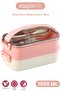 1500 ml Bento Lunch Box New Generation Lunch Box for Office-School - Model with Soup Bowl - Stainless Steel