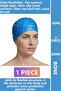 # Comfortable, Flexible, Soft Swimming Cap for Pool and Sea, Slippery Inner Surface, Very Stylish, Waterproof for the Ears, Hair Cap.
