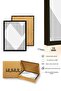 Black Wooden Framed Abstract Painting I Huhu1414 - Single Painting Black Frame - 3