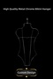 Chrome Plated Metal Body Shaped Swimsuit Hanger Bikini Hanger Underwear Hanger & Make up the Difference - 4