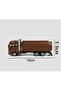 19cm Detailed Open-Body Logistics Themed Toy Pickup Truck with Pull-Back Mechanism - 2