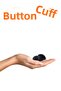 Klc 5 Pcs Matte Black Metal Button Handle - Round Furniture, Kitchen, and Drawer Handle - 5