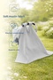 Bürümcük Baby Carrier Cover and Multi-Purpose Blanket Gray Art-809