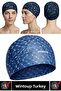 # Comfortable, Flexible, Soft Pool and Sea Swimming Cap, Slippery Inner Surface, Stylish Waterproof Hair Cap, Double Set - 2