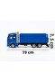19cm Detailed Open-Body Logistics Themed Toy Pickup Truck with Pull-Back Mechanism - 2