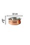 3-Piece Pure Copper Presentation Set, 100% Copper Sauce Bowl Set, Handcrafted Forged Copper, 1.150 kg - 2