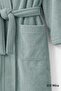 Single Bathrobe Kimono Collar Unisex Comfort - 6