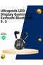 Bluetooth 5.3 Wireless Headphones 30mm Driver with Led Display with Microphone