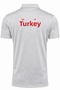 Turkish Flag Logo Polo Collar Lightweight Flexible Quick-Drying Fabric Sports T-Shirt - 2