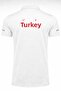 Turkish Flag Logo Polo Collar Lightweight Flexible Quick-Drying Fabric Sports T-Shirt - 2