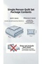 Single 100% Cotton Satin Duvet Cover Set |   Premium Series |   8 Color Options (160X220) - 7