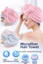Hair Drying Bonnet Head Towel Shower Cap Wet Hair Drying Bonnet Microfiber Suitable for All Hair Types