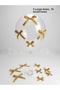 Red Gold Ready-Made Bow Set, Birthday, Cake, Background Decoration, Balloon and Wall Decoration 30 Pieces - 6