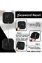 Adhesive Child Safety Lock with Password Steel Rope Black Window Glass Cabinet Refrigerator Door Lock - 5