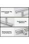 160 mm Metal Furniture Handle – Kitchen Cabinet Drawer Handle, Modern Decorative Handle Set (10 Pieces) Inox - 4