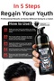 Black Hair Shampoo Hair Blackening Dye Shampoo with Instant Effect 400ml. - 4
