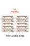 160 mm Metal Furniture Handle – Kitchen Cabinet Drawer Handle, Modern Decorative Handle Set (10 Pieces) Inox - 6