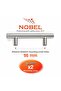 96 mm metal furniture handle - kitchen cabinet drawer handle, modern decorative handle set (10 pieces) inox - 3