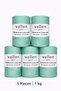 1000 Gr Polyester Macrame Thread, 2mm Set of 5, Macrame Thread, Supla Thread, Bag Thread, 1150 Meters, Water Green